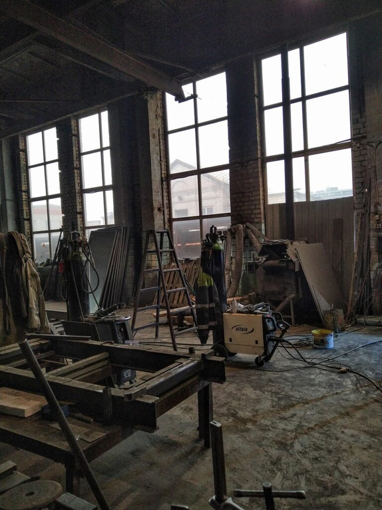 factory, industrial, welding, manufacturing, metalwork, steel, metal factory, welding shop